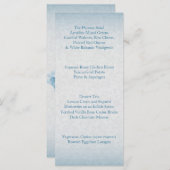 Modern Blue Waterverf Splash Menu (Voorkant / Achterkant)