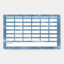 Modern Blue Weekly Planning School Tijdschema