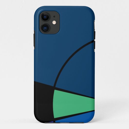 Modern Bluemore Case-Mate iPhone Case (Achterkant)