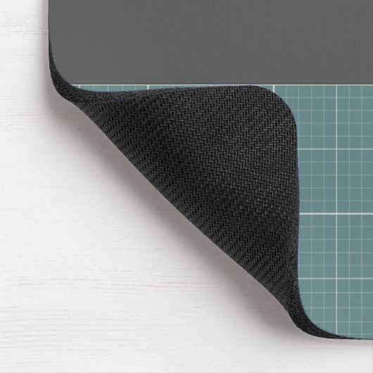 Modern Blueprint Geometric Grid Mousepad MP01 Muismat (Hoek)
