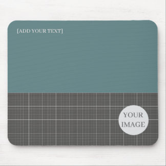 Modern Blueprint Geometric Grid Mousepad MP02 Muismat