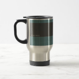 Modern Blueprint Grid Insulated Travel Mug TM01 Reisbeker