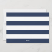 Modern Blues Hanukkah Foto Feestdagenkaart (Achterkant)