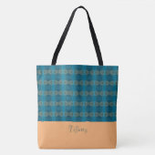 Modern BlueTote Bag Tote Bag (Voorkant)