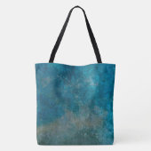 Modern BlueTote Bag Tote Bag (Achterkant)