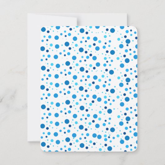 Modern Blush and Navy Blue Notitiekaartje (Achterkant)