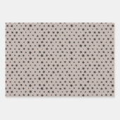 Modern Blush and Neutral Christmas Tree Inpakpapier Vel (Voorkant 3)