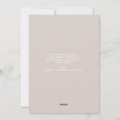 Modern Blush Arch Joyful Merry Kerstmis Feestdagenkaart (Achterkant)