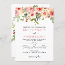 Modern Blush Bloemen Huwelijk