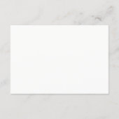 Modern Blush Botanical Wedding Details Informatiekaartje (Achterkant)