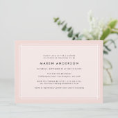 Modern Blush | Bridal Shower-uitnodiging Kaart (Staand voorkant)
