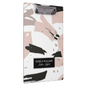 Modern Blush Crash Brush Strokess Klembord (Rechts)