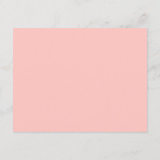 Modern Blush | Datum Vrijgezellenfeest Nacht roze Advieskaart (Achterkant)