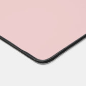 Modern Blush Dusty Roze Monogram en Naam Bureaumat (Hoek)