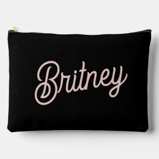 Modern Blush Dusty Roze Monogram en Naam Etui