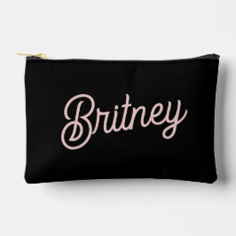 Modern Blush Dusty Roze Monogram en Naam Etui