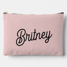 Modern Blush Dusty Roze Monogram en Naam Etui