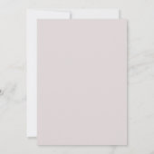 Modern Blush en Gold Foil Geometric Vrijgezellenfe Kaart (Achterkant)