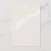 Modern Blush Floral | Dwingende marmerweddenschapp Informatiekaartje (Achterkant)