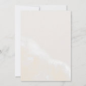 Modern Blush Floral | Eenvoudig Casual marmer brui Kaart (Achterkant)