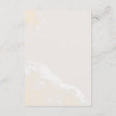 Modern Blush Floral | Gegevens Waterverf Informatiekaartje (Achterkant)