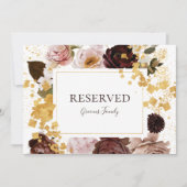 Modern Blush Floral | Gereserveerd teken (Voorkant)