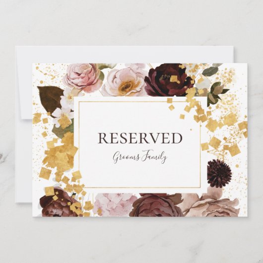 Modern Blush Floral | Gereserveerd teken (Voorkant)