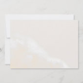 Modern Blush Floral | Horizontale Waterverf behalv Save The Date (Achterkant)