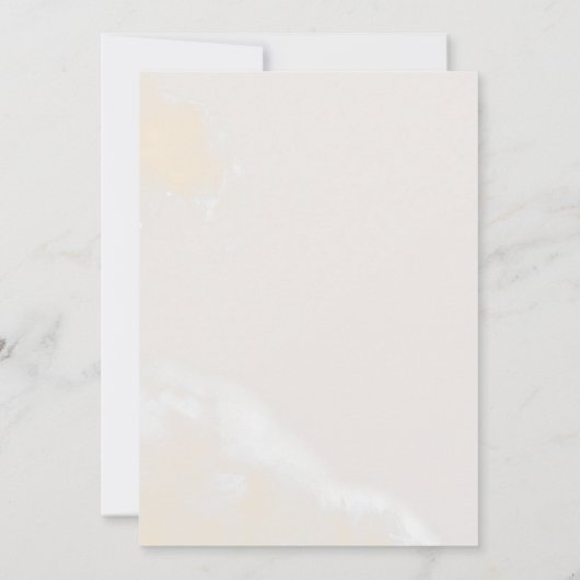 Modern Blush Floral | Marble Brunch en Bubble Kaart (Achterkant)