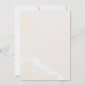 Modern Blush Floral | Navy Brunch en Bubble Kaart (Achterkant)