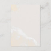 Modern Blush Floral | Navy Details Enclosure Card Informatiekaartje (Achterkant)