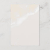 Modern Blush Floral | Ontvangst van marmer Weddens Informatiekaartje (Achterkant)