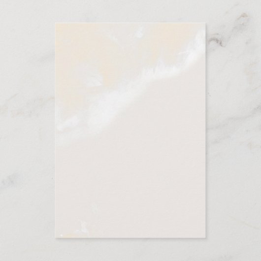 Modern Blush Floral | Ontvangst van marmer Weddens Informatiekaartje (Achterkant)