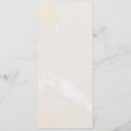 Modern Blush Floral | Waterverf bruiloft Menu (Achterkant)