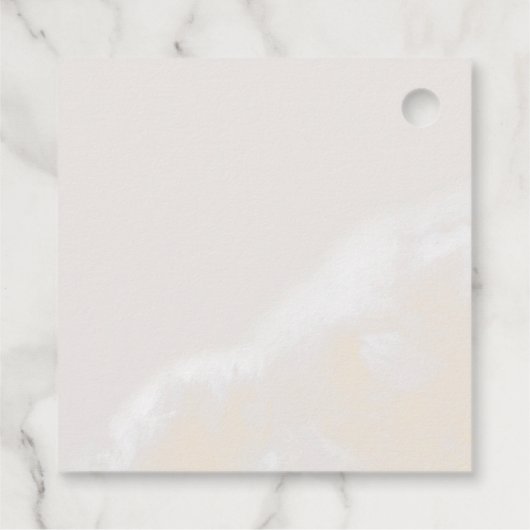 Modern Blush Floral | Waterverf Hartelijk dank Bedankjes Labels (Achterkant)