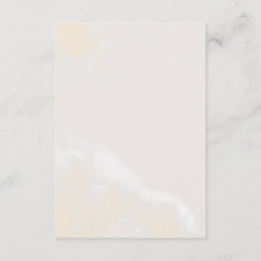 Modern Blush Floral Waterverf Schedule of Events Informatiekaartje (Achterkant)