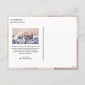 Modern Blush Glitter Shapes Merry Kerstfoto Feestdagenkaart (Achterkant)