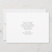 Modern Blush Introductie handgeschreven foto Baby (Achterkant)