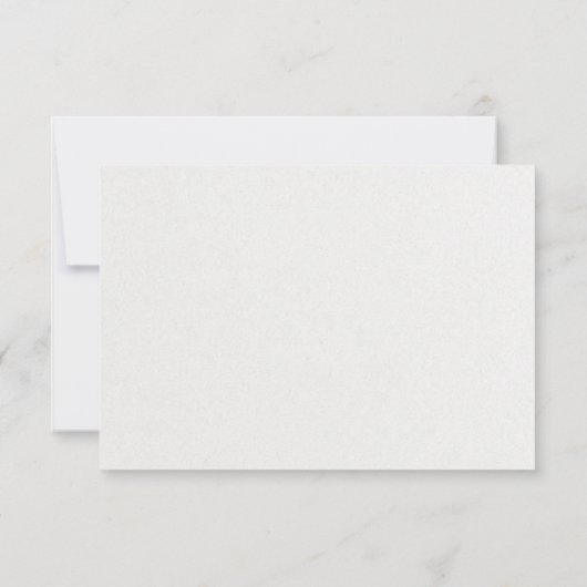 Modern Blush Peach Botanical RSVP Response Kaart (Achterkant)