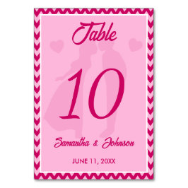 Modern Blush Pink Chevron Stripe Wedding Kaart