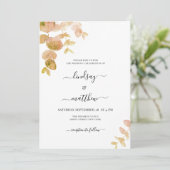Modern Blush Pink Eucalyptus Weddenschap Kaart (Staand voorkant)