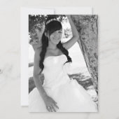 Modern Blush Pink Glam Glitter Sweet 16 Foto Kaart (Achterkant)