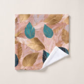 Modern Blush Pink Gold Boho laat Collectie achter Bad Handdoek (Wasdoekje)