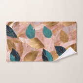 Modern Blush Pink Gold Boho laat Collectie achter Bad Handdoek (Handdoek)