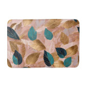 Modern Blush Pink Gold Boho laat Collectie achter Badmat (Voorkant)