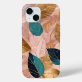 Modern Blush Pink Gold Boho laat Collectie achter Case-Mate iPhone Case (Achterkant)