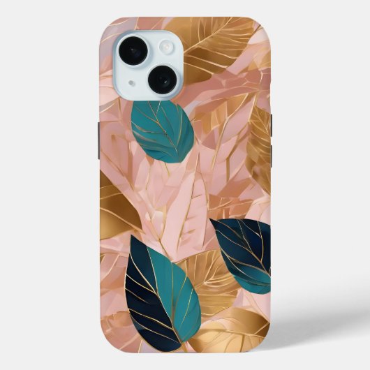 Modern Blush Pink Gold Boho laat Collectie achter Case-Mate iPhone Case (Achterkant)