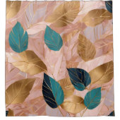 Modern Blush Pink Gold Boho laat Collectie achter Douchegordijn (Voorkant)