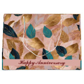 Modern Blush Pink Gold Boho laat Collectie achter Groot Cadeauzakje (Voorkant)