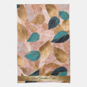 Modern Blush Pink Gold Boho laat Collectie achter Theedoek (Verticaal)